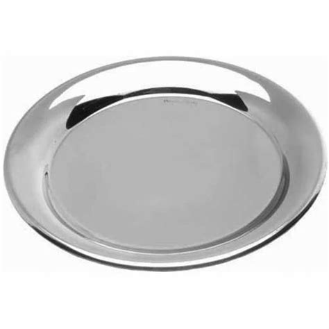 Silver Stainless Steel Serving Plate At Rs 225kilogram In Chennai Id