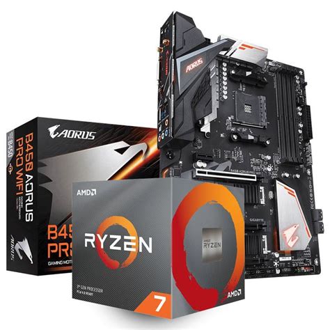 Bundle Deal AMD Ryzen 7 3700X CPU Gigabyte AORUS Pro WiFi B450