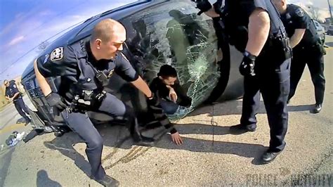 Intense Moment Brooklyn Police Arrest Man After High Speed Chase Youtube