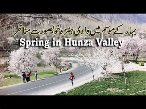 Spring Blossom In Hunza Valley Gilgit Baltistan Pakistan Youtube