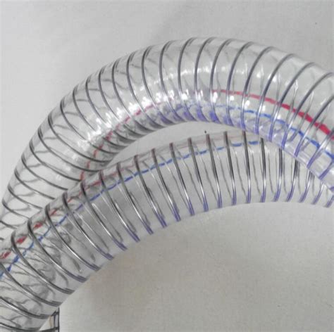 High Temperature Resistant Plastic PVC Spiral Steel Wire Reinforced