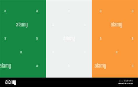 National Flag of Ireland, European Country Flag Stock Vector Image ...