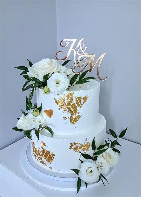 Wedding Decorated Cake By Alenascakes Cakesdecor