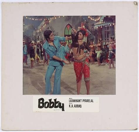 Dimple Kapadia Rishi Kapoor Bobby 1973 Vintage Bollywood Dimples Bobby