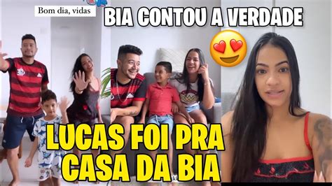 BIA CHAGAS LUCAS FOI PRA CASA DA BIA ELA CONTOU TODA VERDADE YouTube