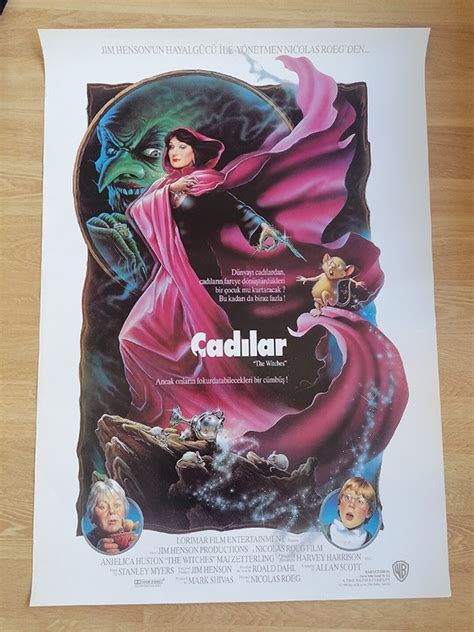 The Witches Original Vintage Movie Cinema Turkish Poster From 1990 ...