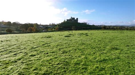 Aerial View Over Rock of Cashel Also Known As Cashel of the Kings 4k ...