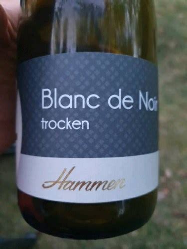 Hammen Blanc De Noir Trocken Vivino Australia