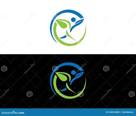 Medical Health and Wellness Logo Design Stock Vector - Illustration of ...