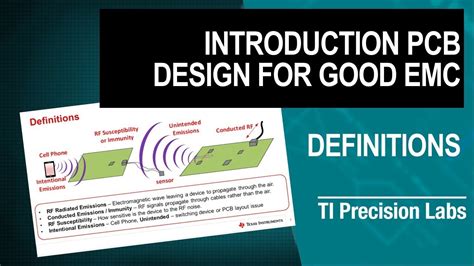 Introduction Pcb Design For Good Emc Youtube