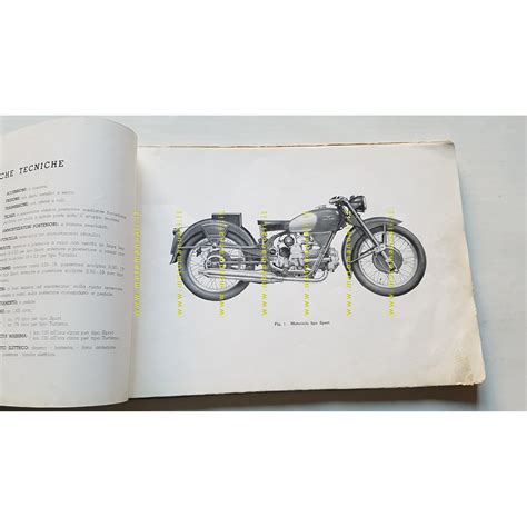 Moto Guzzi Falcone Catalogo Ricambi Originale Spare Parts