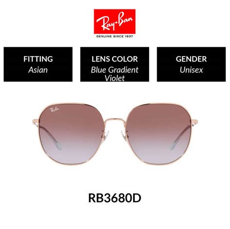 RAY BAN RB3680D 9202I8 Size 60 Lazada Co Th