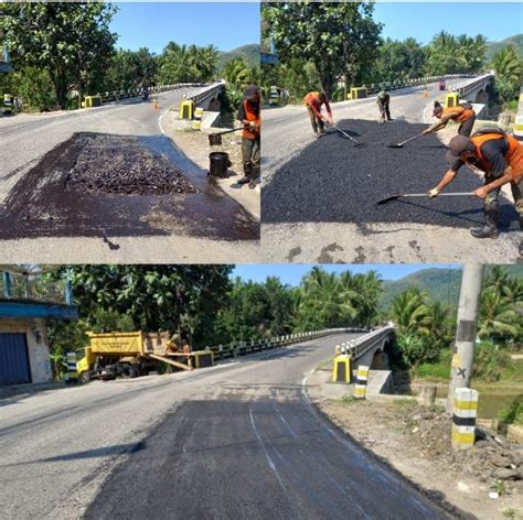 Pupr Provinsi Banten Gencar Melakukan Perbaikan Ruas Jalan Raya Bayah