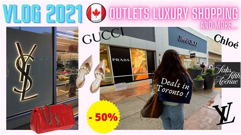 Vlog Toronto Premium Outlets Luxury Shopping And Saks Th Avenue