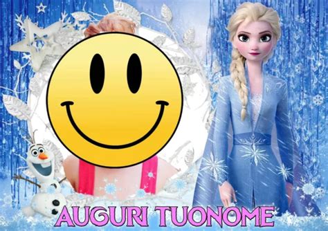 Cialda Ostia Per Torte Frozen Elsa Con Tua Foto Personalizzabile