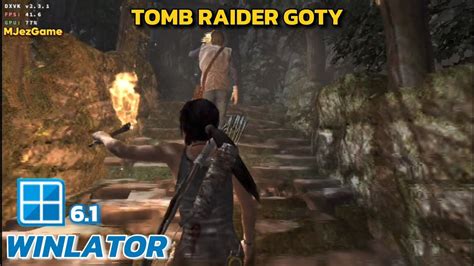 Winlator Gameplay Tomb Raider Goty Windows Youtube