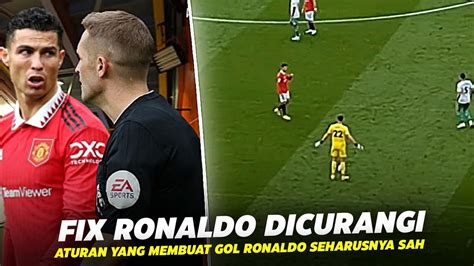 Langsung Minta Maaf Ke Ronaldo Inilah Alasan Mengapa Gol Ronaldo