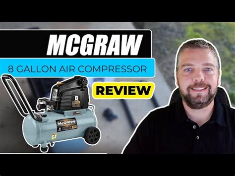 McGRAW 8 Gallon Air Compressor Review And Demo YouTube