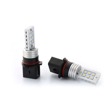 2 x Ampoules 12 LED SS HP P13W Blanc 12V Très résistantes Feux de