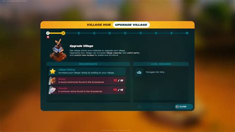 How To Upgrade Village Level In Lego Fortnite All Village Bonuses