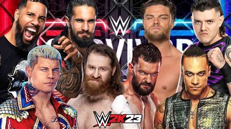 Judgment Day Vs Jey Uso Sami Zayn Cody Rhodes And Seth Rollins Wwe 2k23 Youtube