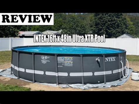 INTEX 16ft X 48in Ultra XTR Pool Review YouTube