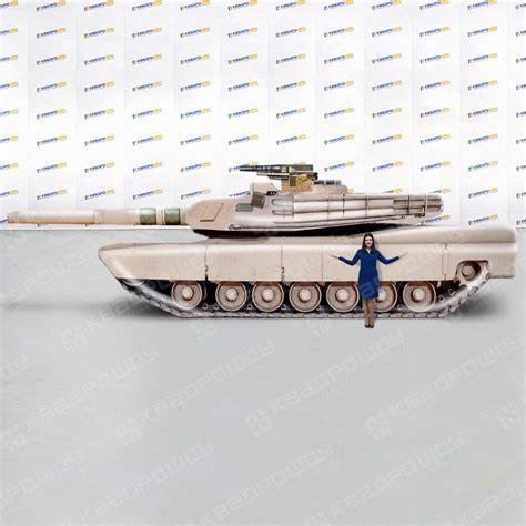 Надувной Танк Abrams — реалистичные макеты военной техники