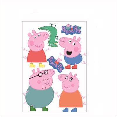 Winka Peppa Pig George Naklejki Na Cian Cienne