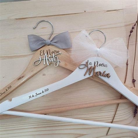 Pack Perchas Personalizadas Para Boda Pechas Personalizadas Para Boda