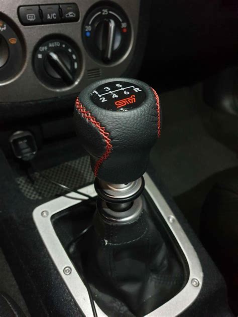 Gear Shift Knob For Subaru Impreza Wrx Sti Brz Speed Black Genuine