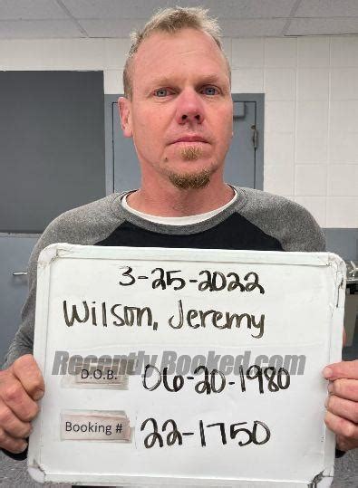 Recent Booking Mugshot For Jeremy Keith Wilson In Sebastian County