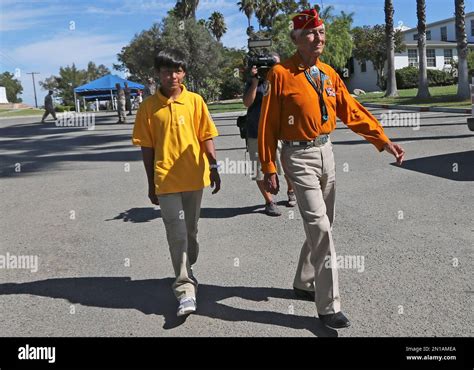 Former United States Marine And Navajo Code Talker Roy Hawthorne Is