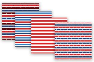 Blue And Red Stripes Seamless Pattern Graphic By Pearlydaisy Creative