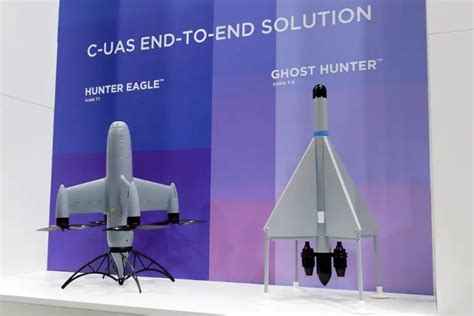 rafael unveiled  hunter eagle  ghost hunter interceptor drones