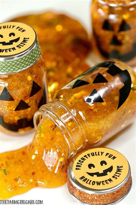 Halloween Slime Party Favors - The Farm Girl Gabs®