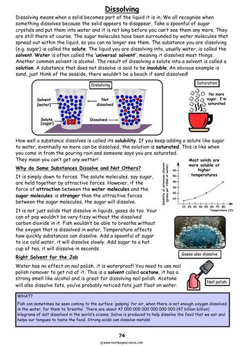 Dissolving Teaching Resources