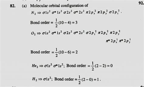 Bond Order Of N2 - astonishingceiyrs