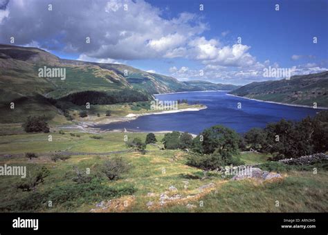 Haweswater Reservoir In The Lake District National Park Cumbria Engalnd