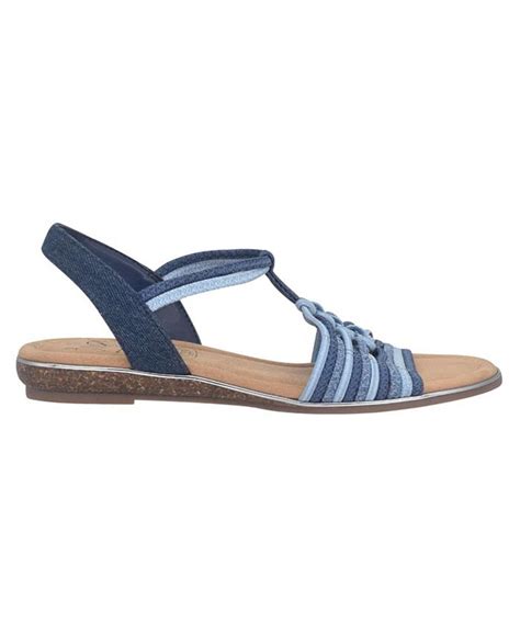 Impo Womens Barella Stretch Flat Sandals Macys