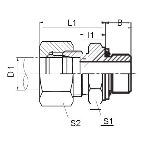 Wholesale BSP Thread Stud Ends With O Ring Efficient Sealing