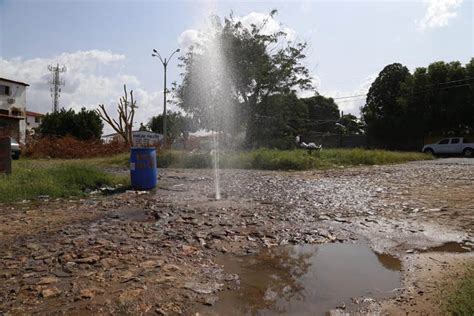 Cano Estoura E Causa Desperd Cio De Gua Na Zona Sul Cidadeverde