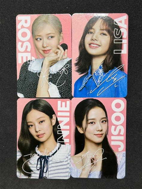 Wts Wtt Blackpink Oreo Cards Jisoo Jennie Rose Lisa Hobbies Toys