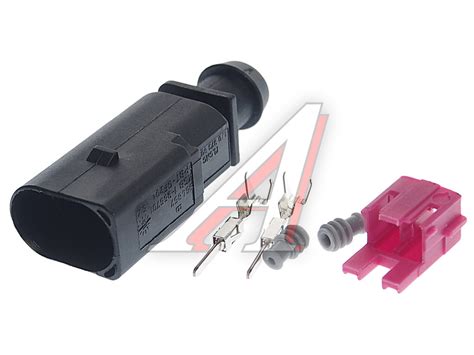 Разъем VW AUDI SEAT SKODA электрический (2-х контактный) TE PARTS ...