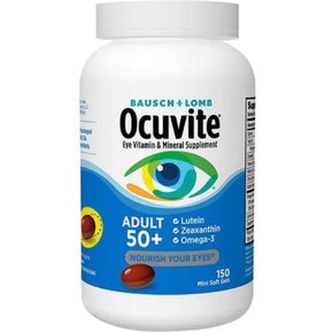 Ripley OCUVITE VITAMINA PARA OJO CON LUTEINA BAUSCH LOMB ADULT 50