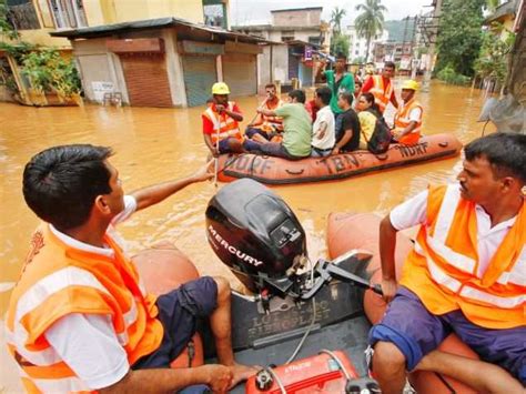 Bharalu River Landslides Floods In Guwahati Leave 9 Dead Guwahati