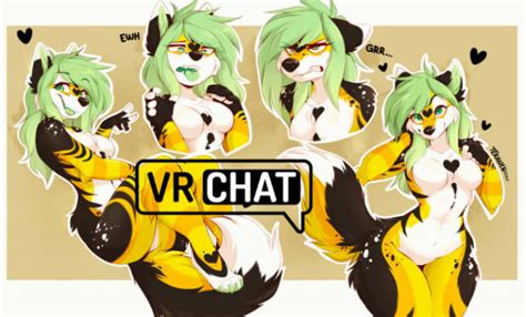 Do A Custom Vrchat Avatar Furry Avatar Nsfw Fursona Vrc Avatar