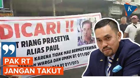 Ahmad Sahroni Minta Ketua Rt Tak Takut Usai Kantornya Digeruduk Youtube