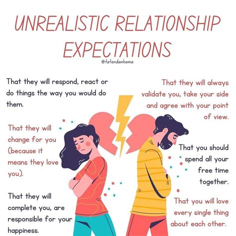 Unrealistic Relationship Expectations Healthy Relationship Tips