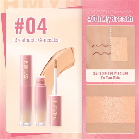 PINKFLASH Waterproof Concealer Liquid Face Highlight Long Lasting