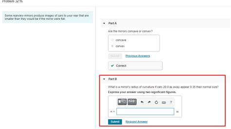 Solved Problem Some Rearview Mirrors Produce Images Of Chegg